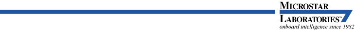 Microstar Laboratories logo and contact link