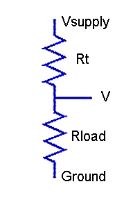 Voltage divider network