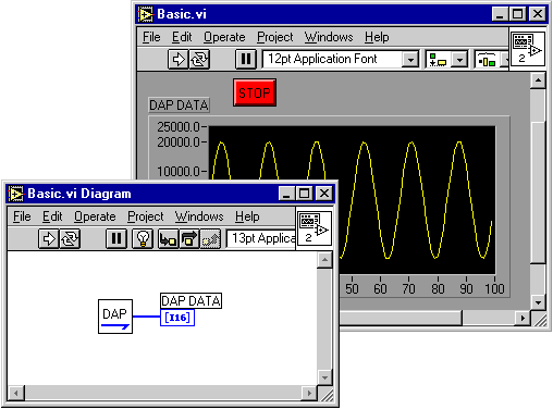 LabVIEW - Simple Two-Piece Sample