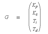 PID parameters