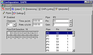 DAPstudio processing windows