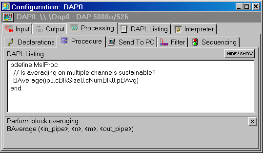 Benchmarking multi-channel averages