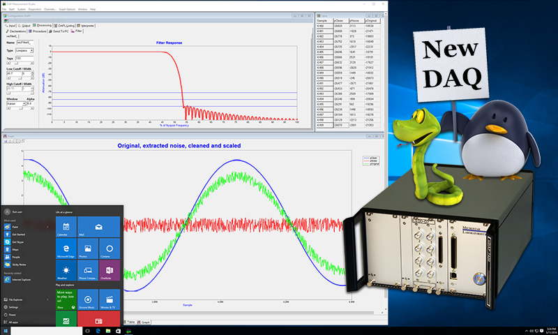 DAPtools 6.30 software improves Data Acquisition Processor integration on a Windows 10 system.