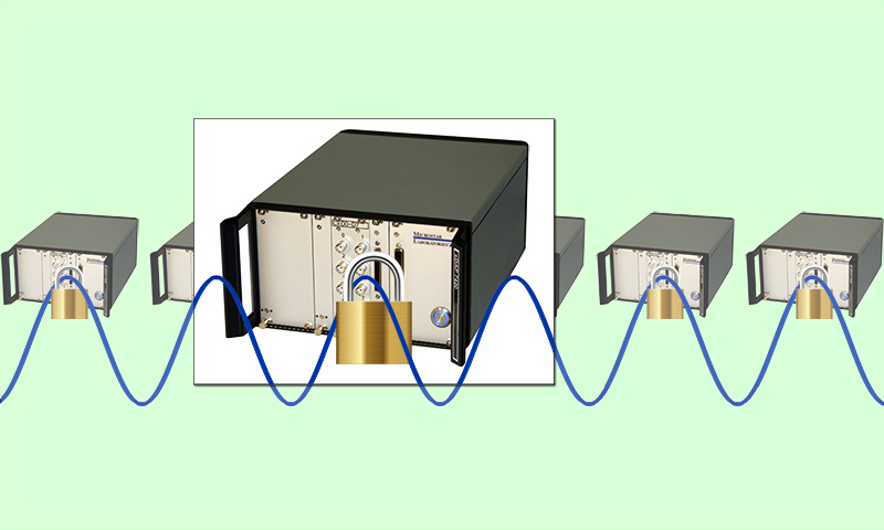 Wave Synchronization Module locks data streams to a reference time signal.