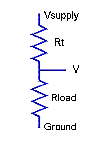 voltage divider network