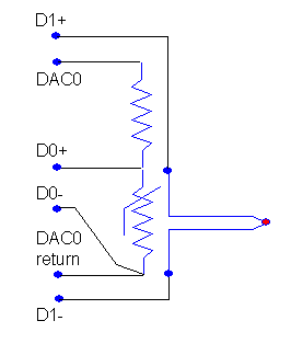 connections on thermocouple board