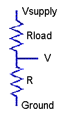 Voltage divider network