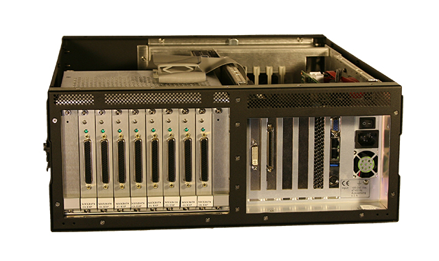 DAPserver system with DAP board and digital i/o cards installed